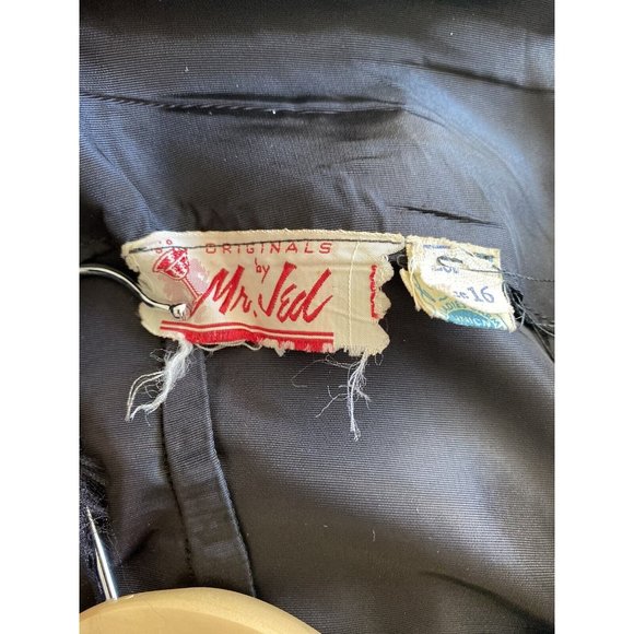 VTG Originals‎ by Mr Jed Womens Wiggle Dress Black Textured Leaf Bow Cocktail - Picture 9 of 11